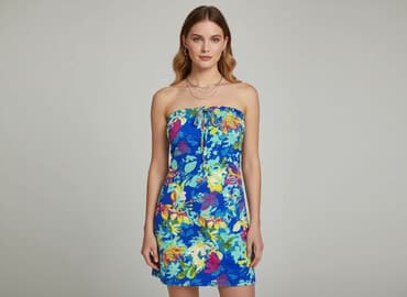 sukienki plażowe plus size: Sukienka damska, rozmiar S — 6