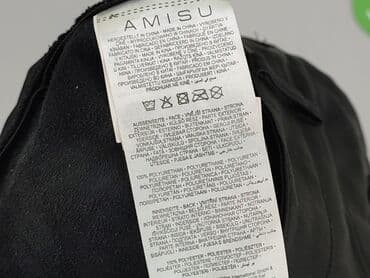 spódnice czarne eko skóra: Amisu, Spódnica damska, rozmiar L — 6