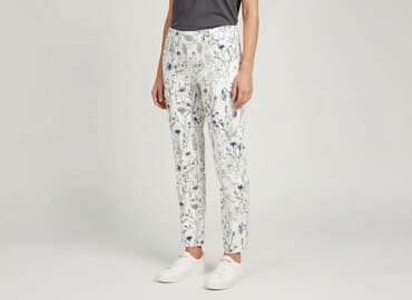 cekinowe spodnie h m: H&M, Spodnie materiałowe damskie, rozmiar XS — 7