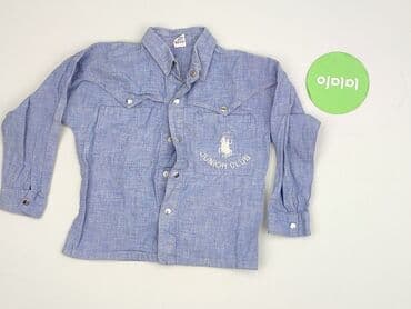 top secret sweterki: Shirt 3-4 years, condition - Very good, pattern - Print, color - Blue — 2