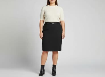 spódnice midi plisowane czarne: Spódnica damska, rozmiar XL — 7