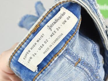 spodenki jeansowe damskie stradivarius: Stradivarius, Szorty damskie, rozmiar XS — 4