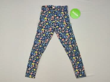 rajstopy czarne z wzorem: Leggings for kids, Cool Club, 10 years, 140, condition - Very good — 2