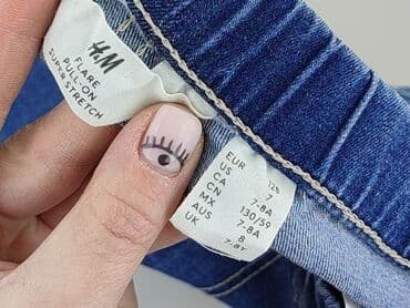 nowe koszulki barcelony: Spodnie jeansowe, H&M, 8 lat, 122/128, stan - Bardzo dobry — 4