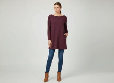 sukienki z kaszmiru: Tunika damska, rozmiar S — 6