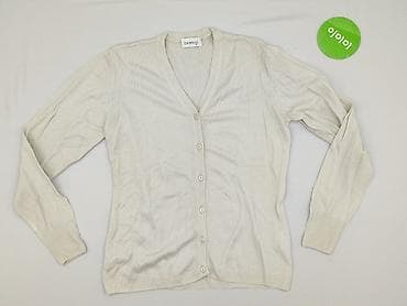 sweter dekolt serce: Bianca, Kardigan damski, rozmiar S — 2