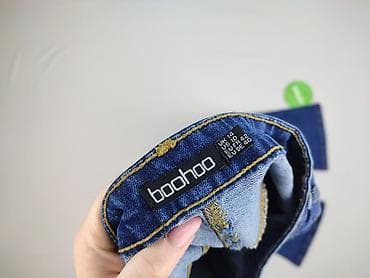 mokasyny h: Boohoo, Jeansy damskie, rozmiar L — 4