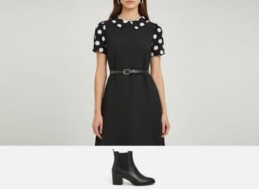 czerwone sukienki w groszki: GIRLS ON FILM, Sukienka damska, rozmiar M — 7