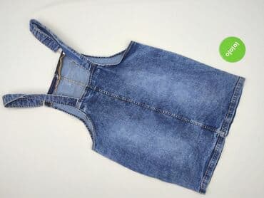 jeansy z asymetrycznym zapieciem: Kiabi, Ogrodniczki damskie, rozmiar M — 3