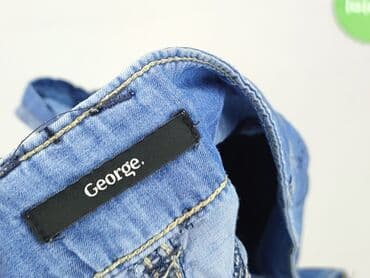 jeansy damskie podarte: George, Шорти жіночі, розмір L — 4