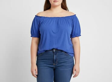 bluzki z krótkim rękawem dla chłopca: Tu, Bluzka damska, rozmiar 4XL — 6