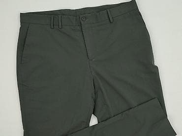 white: Męskie spodnie materiałowe Reserved – Slim Fit - Krój: Slim Fit — 1
