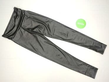 legginsy woskowane matowe: Legginsy Ze skóry ekologicznej damskie, rozmiar M — 2