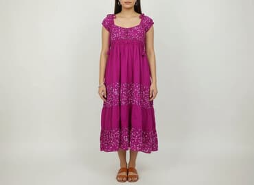 sukienki maxi fuksja: Sukienka damska, rozmiar S — 5