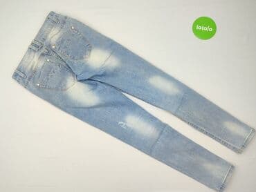 woskowane jeansy z wysokim stanem: Jeansy damskie, rozmiar XS — 3