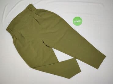 spodnie daysie wysoki stan: Spodnie materiałowe damskie, M — 2