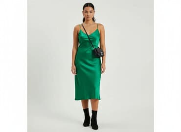 reserved sukienka butelkowa zieleń: Reserved, Sukienka damska, rozmiar XL — 8