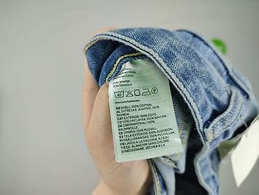 biale trampki ck: H&M, Jeansy damskie, rozmiar M — 5