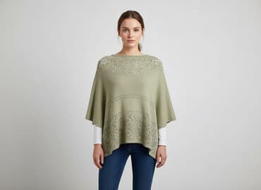 kombinezon damski jesienny: Ponczo damskie, rozmiar One size — 5