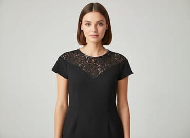 krótkie eleganckie sukienki: Sukienka damska, rozmiar L — 1