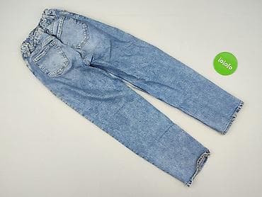 trampki do kolan: Spodnie jeansowe, H&M, 12 lat, 152, stan - Bardzo dobry — 3