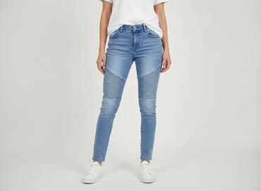 dżinsy na motor: Jeansy damskie, rozmiar M — 6