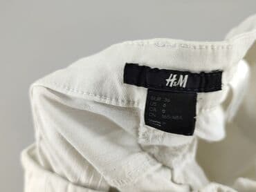 garnitury h m: H&M, Spodnie materiałowe damskie, rozmiar S — 4