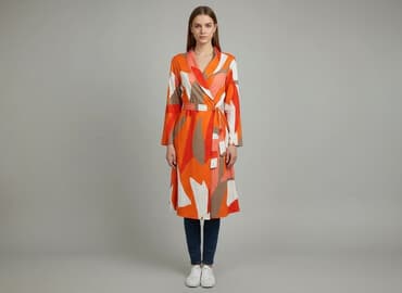 sukienki kopertowa midi: Sukienka damska, rozmiar M — 1