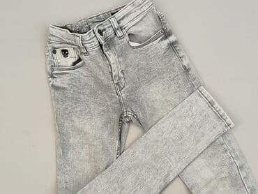 spodnie mcneal: Spodnie jeansowe, Next, 9 lat, 128/134, stan - Bardzo dobry — 1