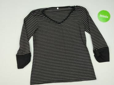 biała bluzka w czarne paski: Women's blouse, size M — 3