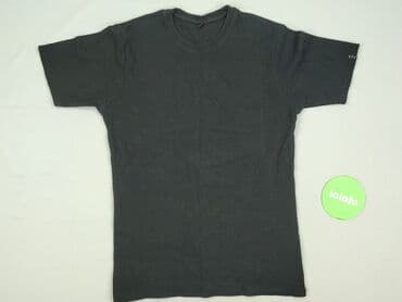 czarne t shirty w serek damskie: T-shirt damski, rozmiar M — 2