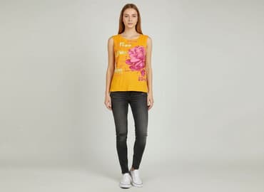 compression sleveless t shirty: T-shirt damski, rozmiar S — 1