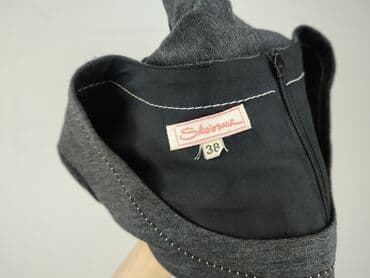 czarna sukienka i szary sweter: Sukienka damska, rozmiar M — 4