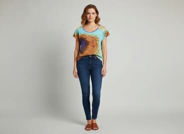 bluzki indygo: Naïf, Bluzka damska, rozmiar One size — 6