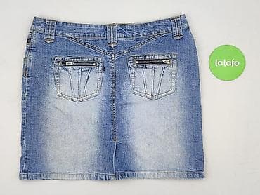 długa spódnica jeansowa: Spódnica damska, rozmiar XL — 3