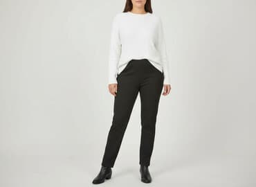 ocieplane legginsy primark: Spodnie materiałowe damskie, rozmiar 2XL — 7