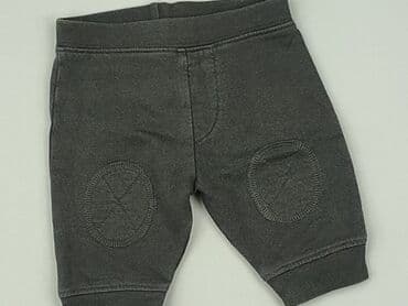 czarne woskowane spodnie: Sweatpants, Cherokee, Newborn baby, condition - Very good — 1