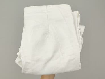 białe spodnie ciążowe: Spodnie materiałowe damskie, rozmiar S — 4