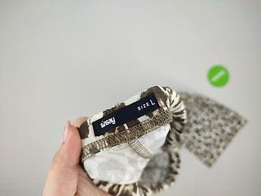 spodnie na drutach: Spodnie materiałowe damskie, rozmiar L — 4