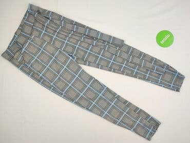 spodnie piżamowe w kratę damskie: Spodnie materiałowe damskie, rozmiar M — 2