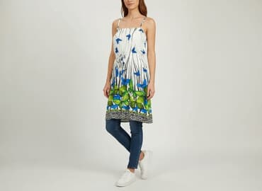 sukienki maxi na wesele niebieska: Sukienka damska, rozmiar M — 6