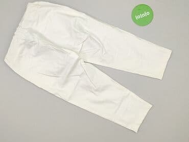 biale obcisla bluzki: Blanche, Spodnie materiałowe damskie, S — 3