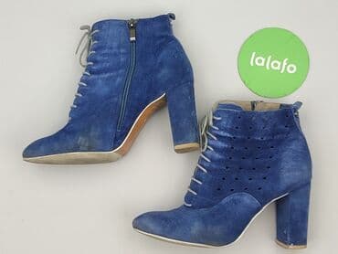 trzewiki damskie do sukienki: Botki damskie, 39 — 3