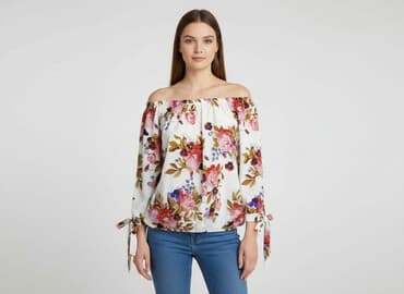 bluzka w stylu latino: Women's blouse, size S — 1