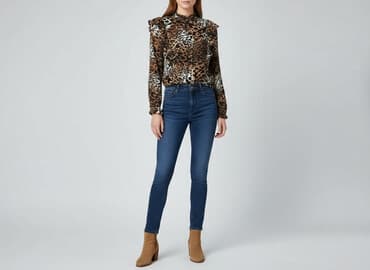 sweter panterka: Clockhouse, Bluzka damska, rozmiar S — 7