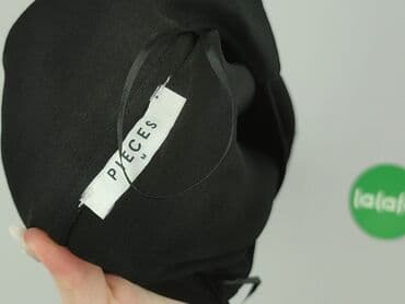 czarne t shirty i marynarka: Pieces, Жіноча блуза, розмір M — 4