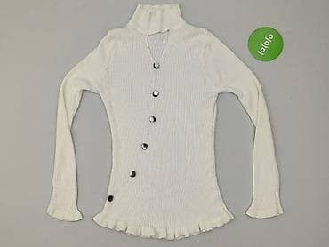 sweter guziki: Golf damski, rozmiar 2XS — 2