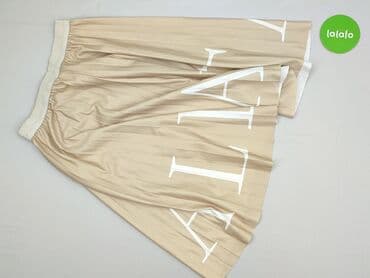 plisowane beżowa spódnice: Spódnica damska, rozmiar S — 3