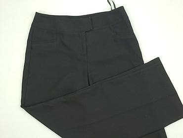 czarne cargo pull and bear: Papaya, Spodnie materiałowe damskie, rozmiar M — 1