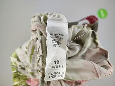 Trousers: Dorothy Perkins, Material trousers for women, size M — 5